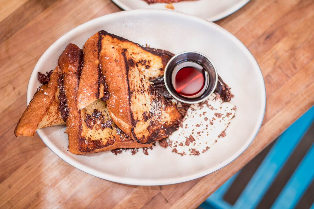 Affogato French Toast at Prep & Pastry (Credit: Jackie Tran)