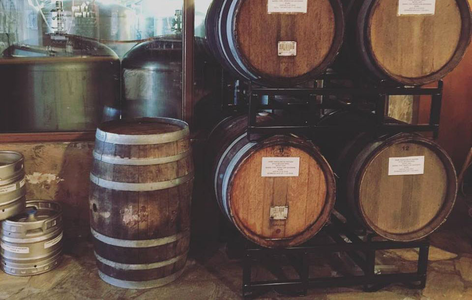 Barrels aging at Thunder Canyon Brewery (Credit: Thunder Canyon)