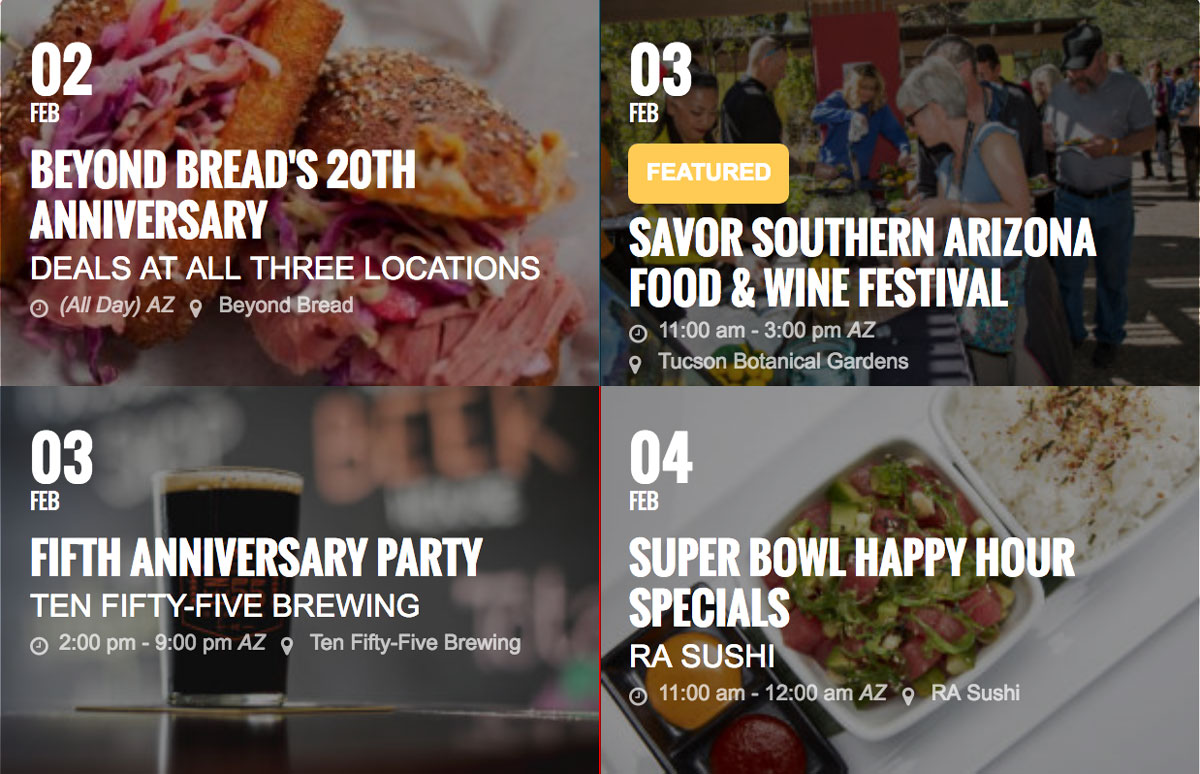 We Now Have An Official Tucson Foodie Event Directory