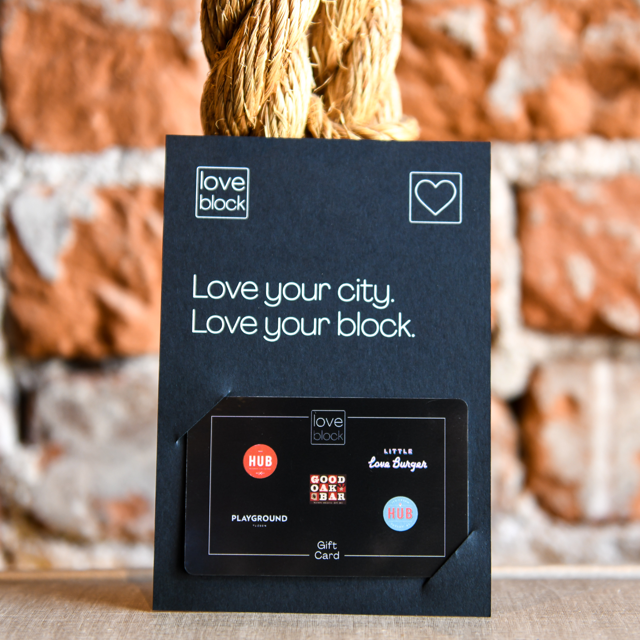 Loveblock Partners gift cards (Photo by SWOON Media)