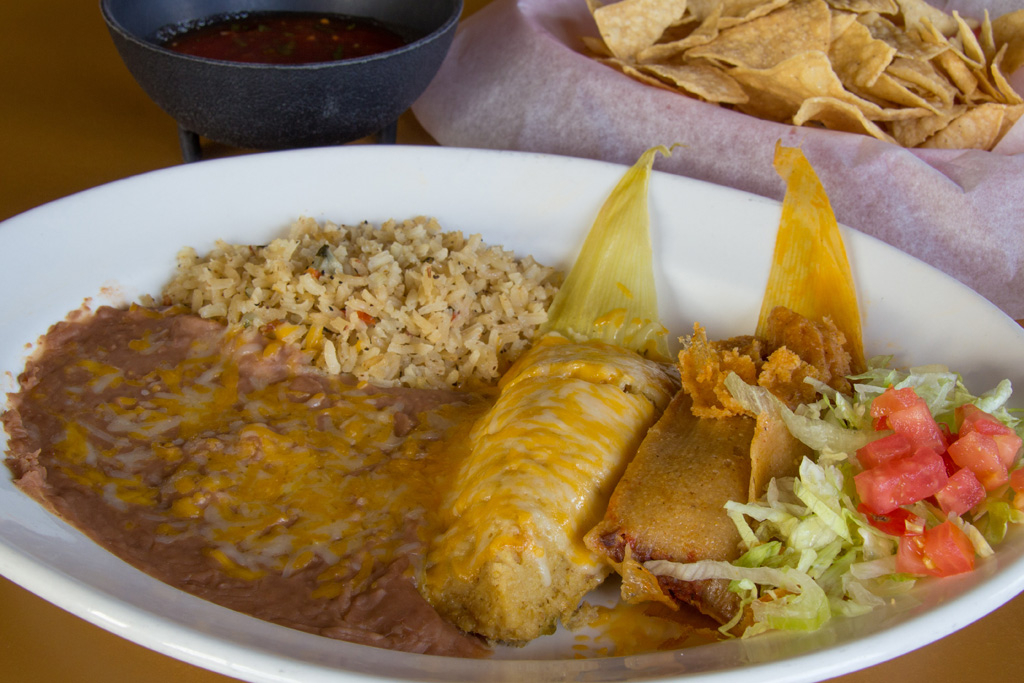 Tamale Plate at Carlota's Authentic Mexican Cuisine in Tucson