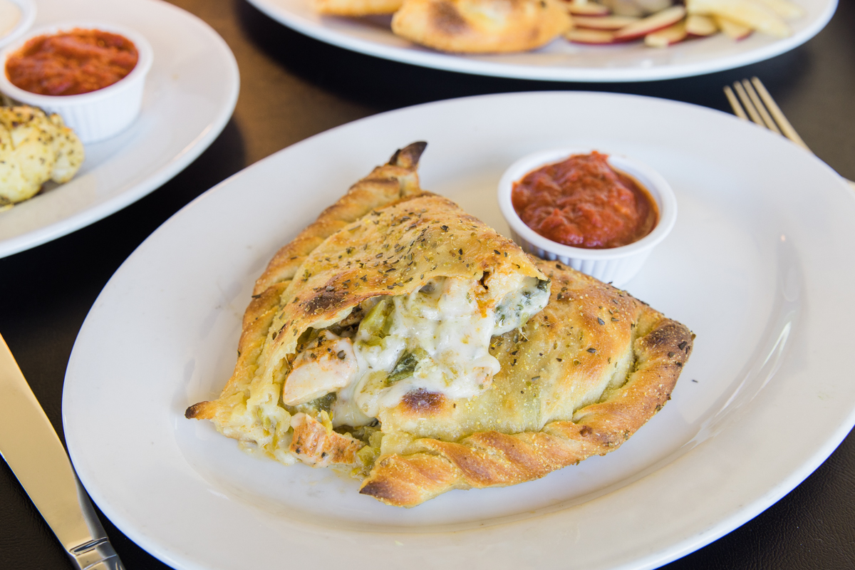 Calzone at Renee's (Photo by Taylor Noel Photography)