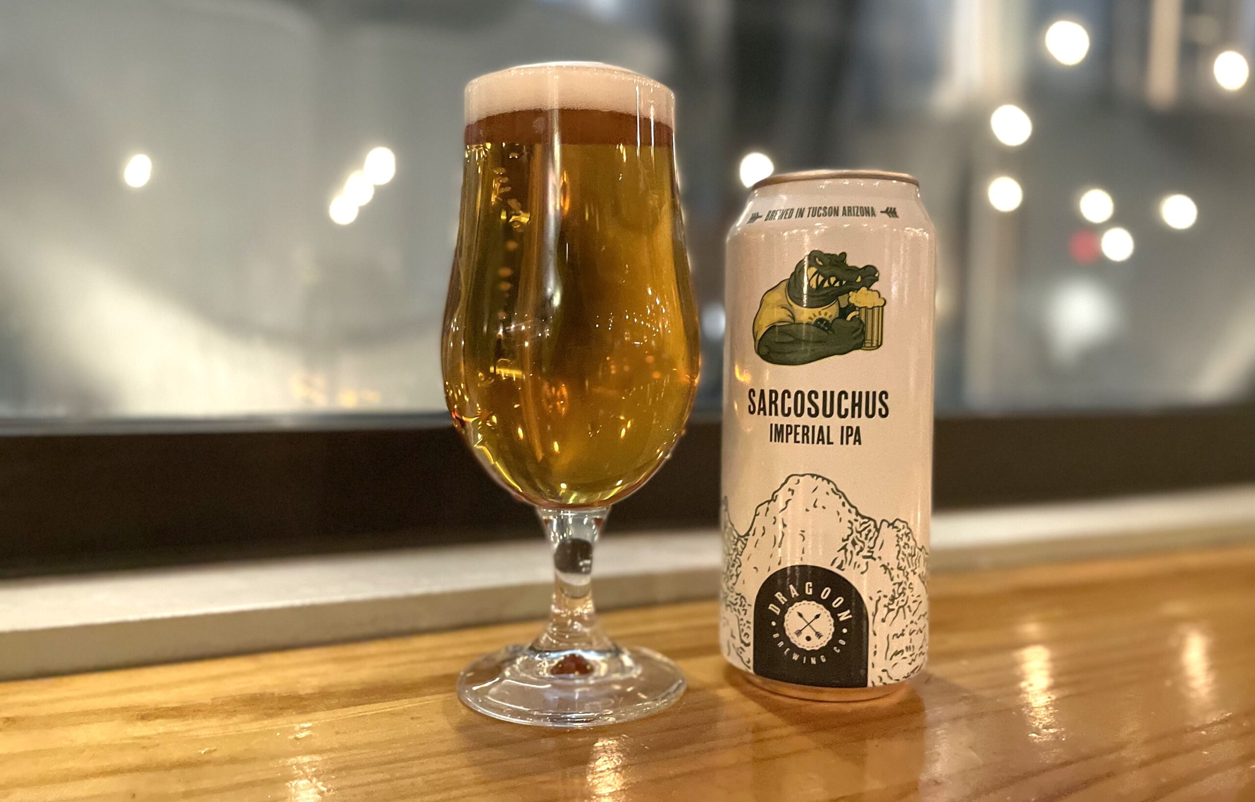 Sarcosuchus Imperial IPA at Dragoon Brewing Company (Photo by Jessie Mance)