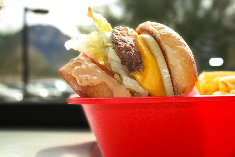 Cheeseburger at In-N-Out