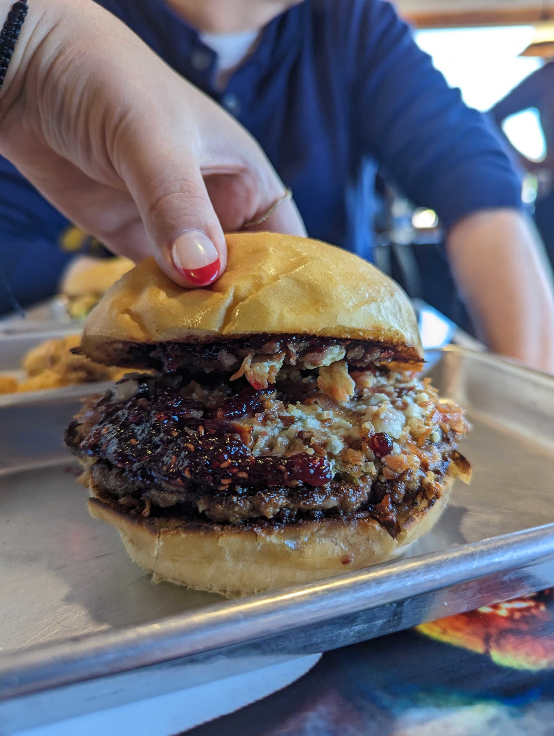 ThunderKush Burger at Thunder Bacon Burger Co. (Photo by Addie Ibarra)