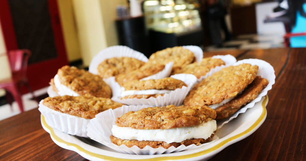 Lil Deb's are Pie Bird Bakery & Cafe's homemade version of an Oatmeal Cream Pie.