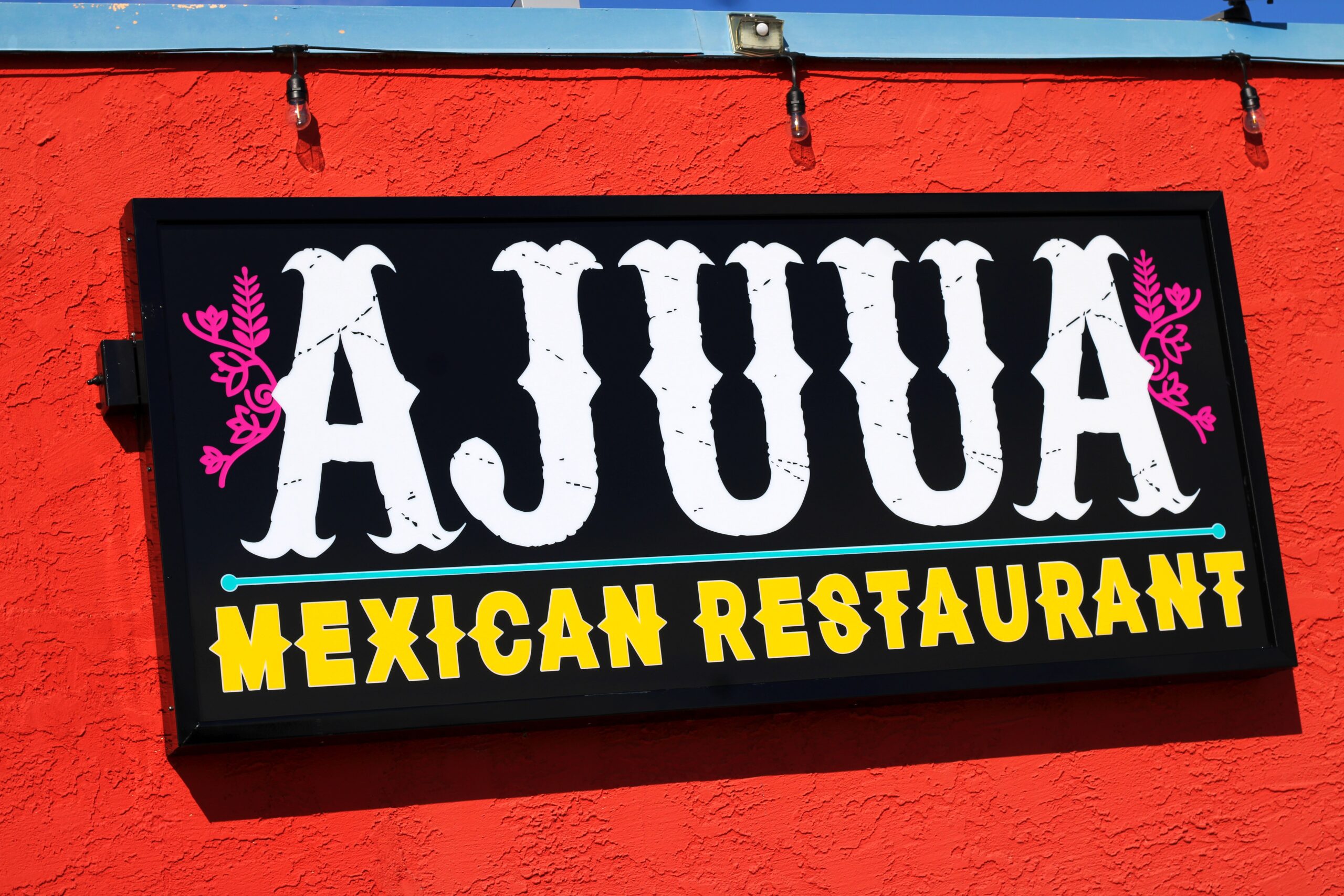 Facade of Ajuua Mexican Restuarant (Photo by Mark Whittaker)