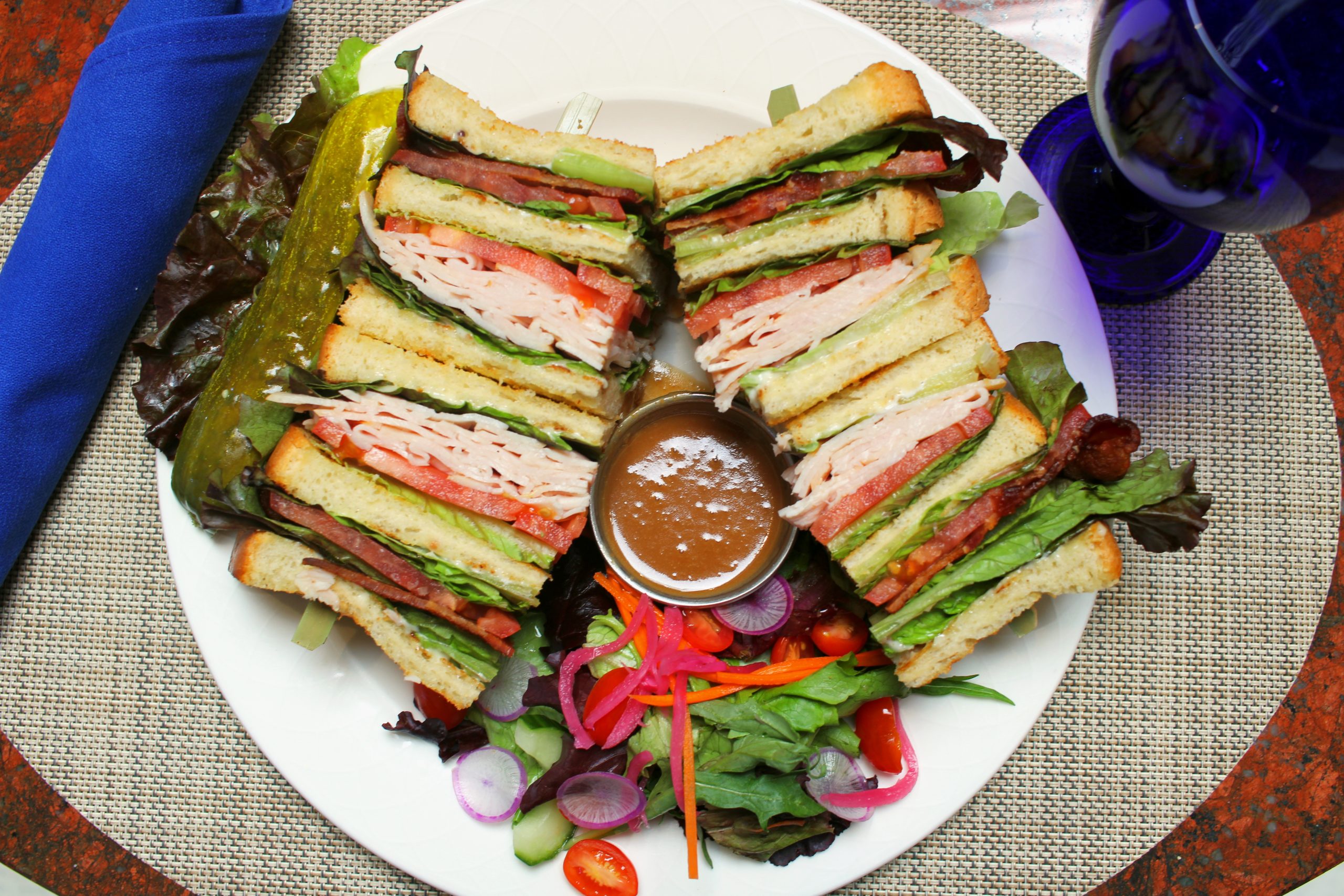Club Sandwich at Arizona Inn (Photo by Mark Whittaker)