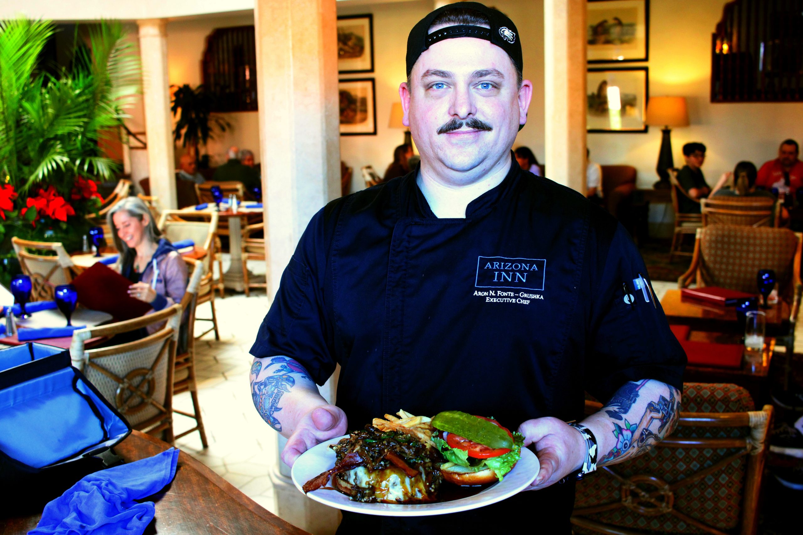Chef Aron Fonte-Grushka of Arizona Inn (Photo by Mark Whittaker)