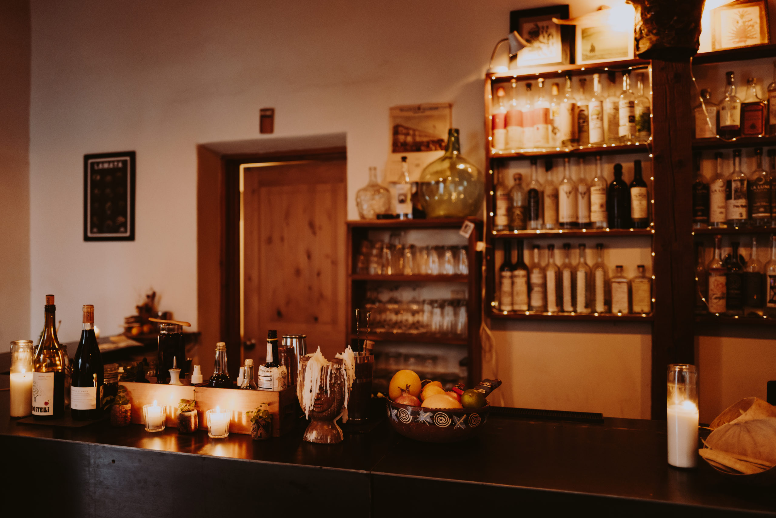 A photo of the interior of the Tucson mezcal bar known as El Crisol