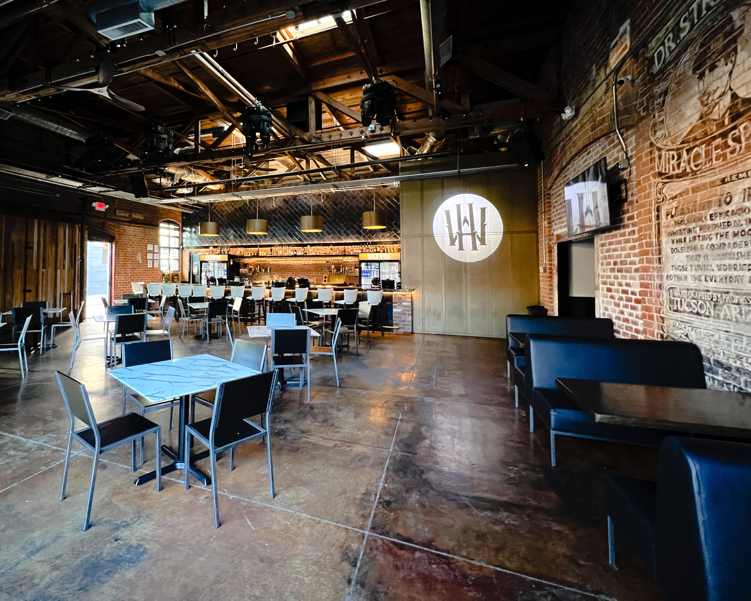 A photo of the interior of Highwire Lounge in downtown Tucson