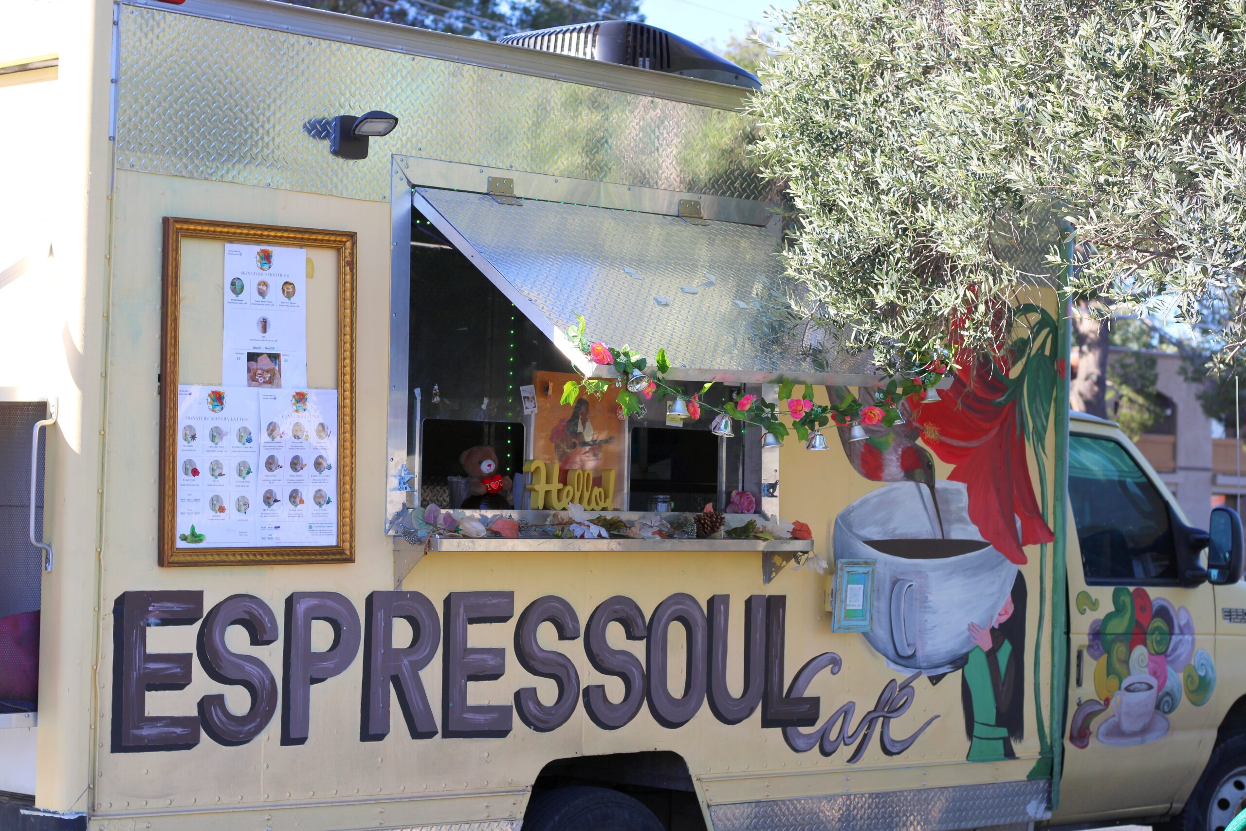 a picture of a coffee truck in tucson