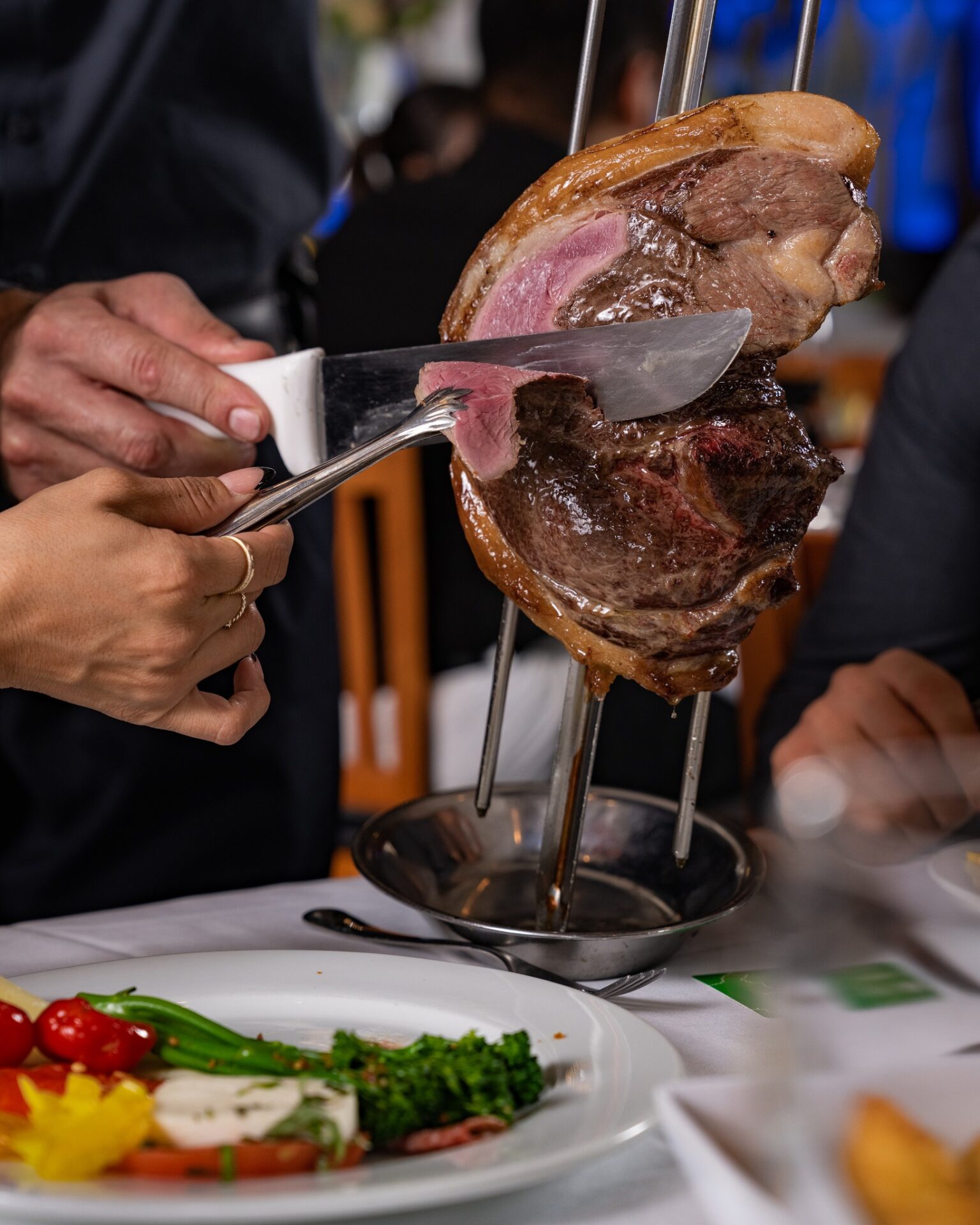Picanha slicing (Photo courtesy of Churrasco de Brasil)