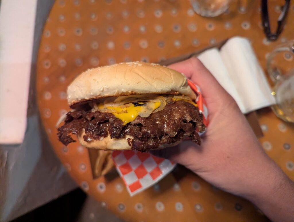 The Rae from Rae's Burgers (Photo by Jackie Tran)