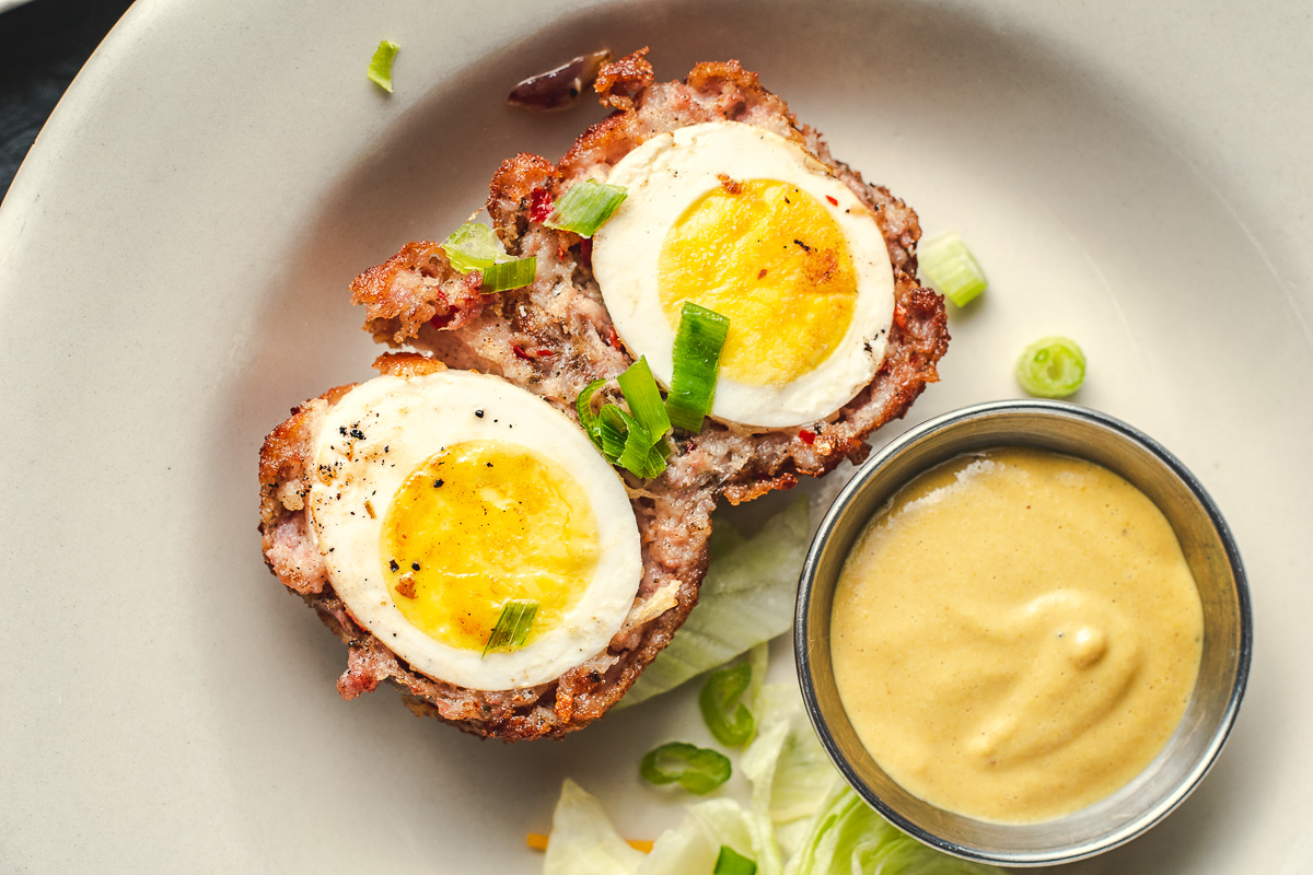 Scotch Eggs at Canyon's Crown (Photo by Jackie Tran)