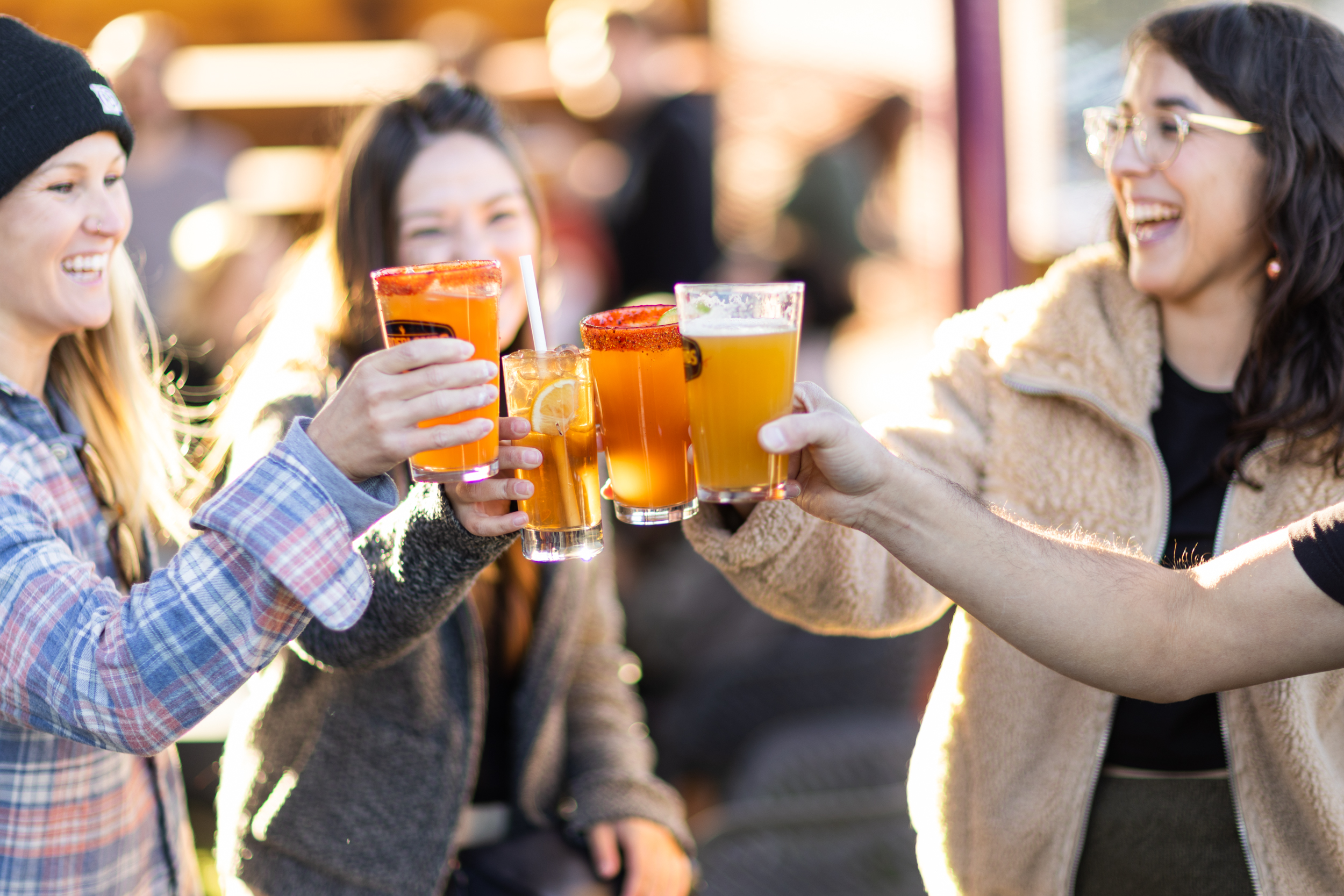 a woman holding a wine glass
