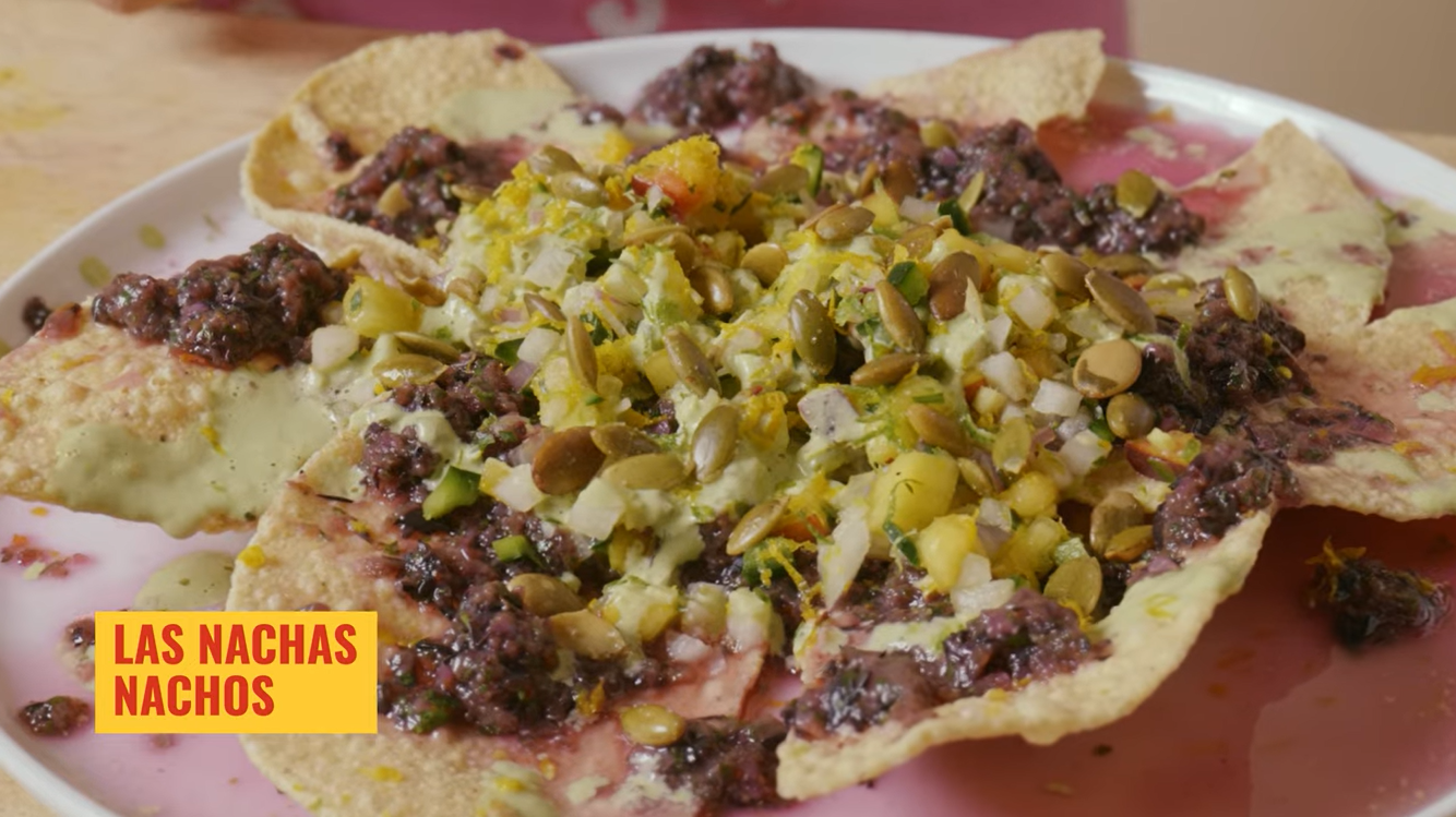 a close up of a plate of food