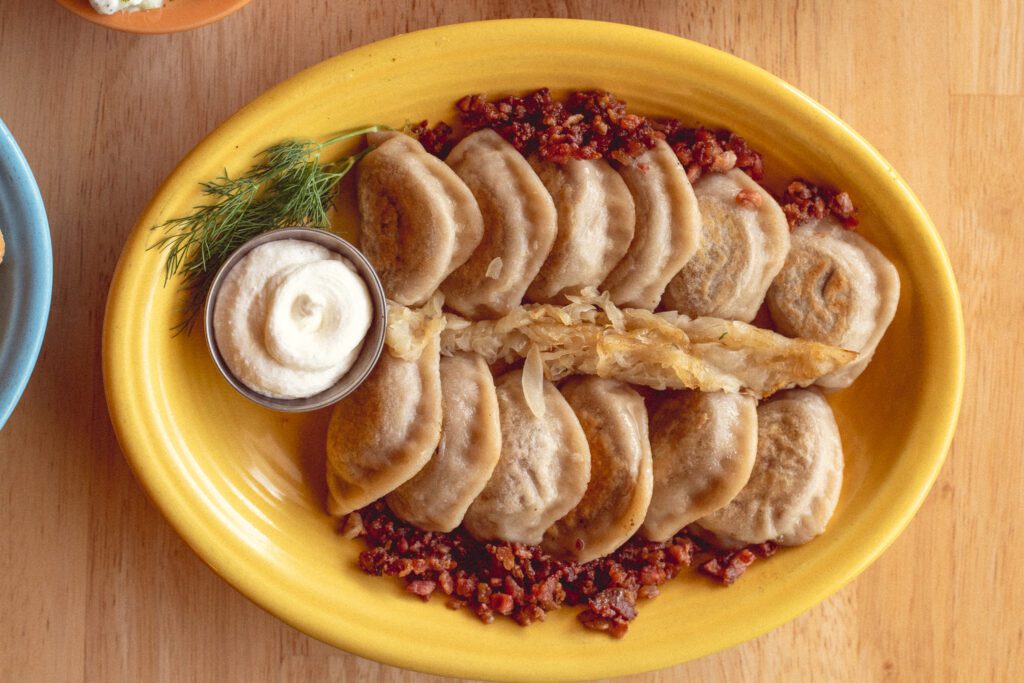 Pierogi at Polish Cottage (Photo by Jackie Tran)
