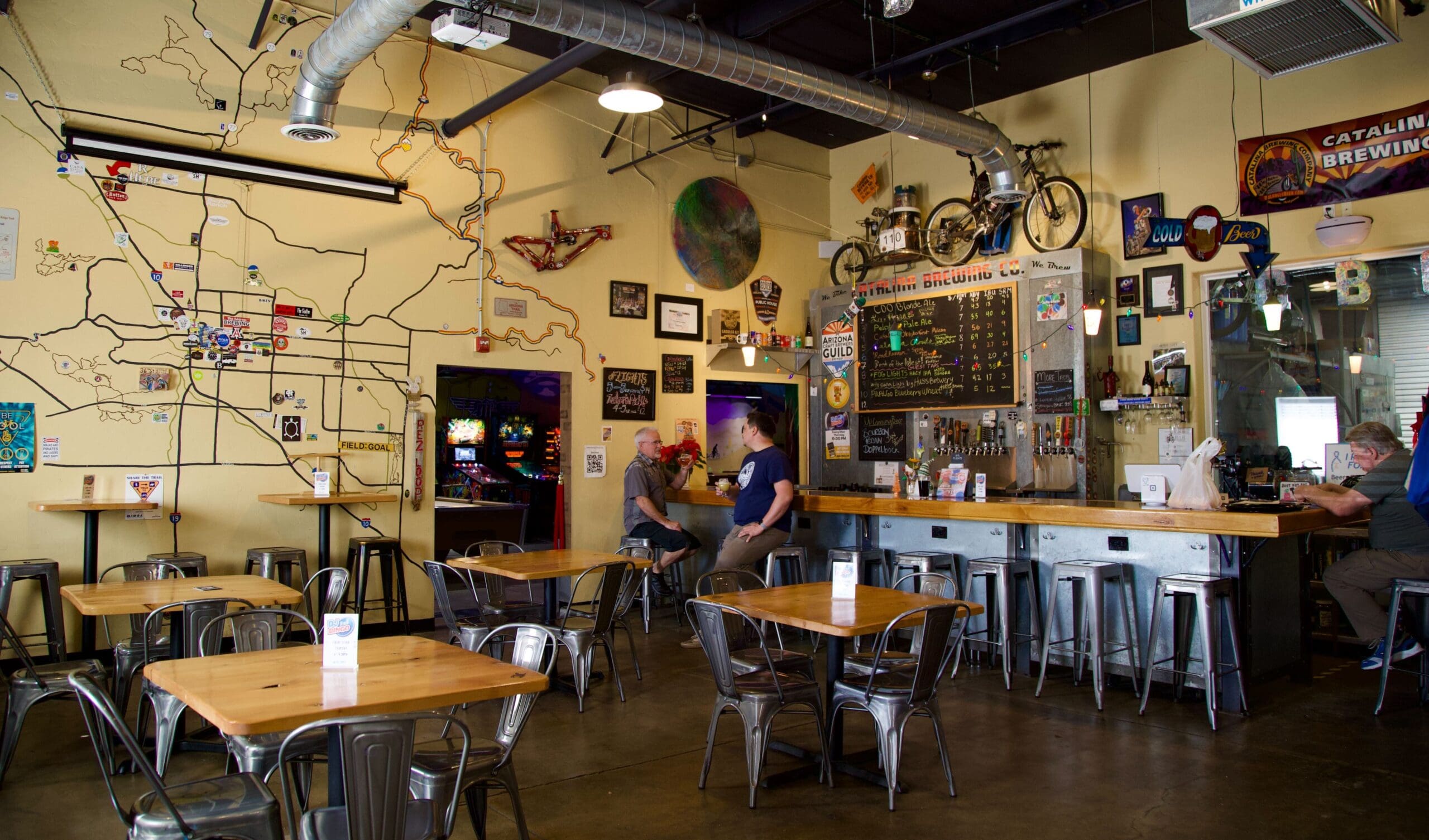 a person standing in a room