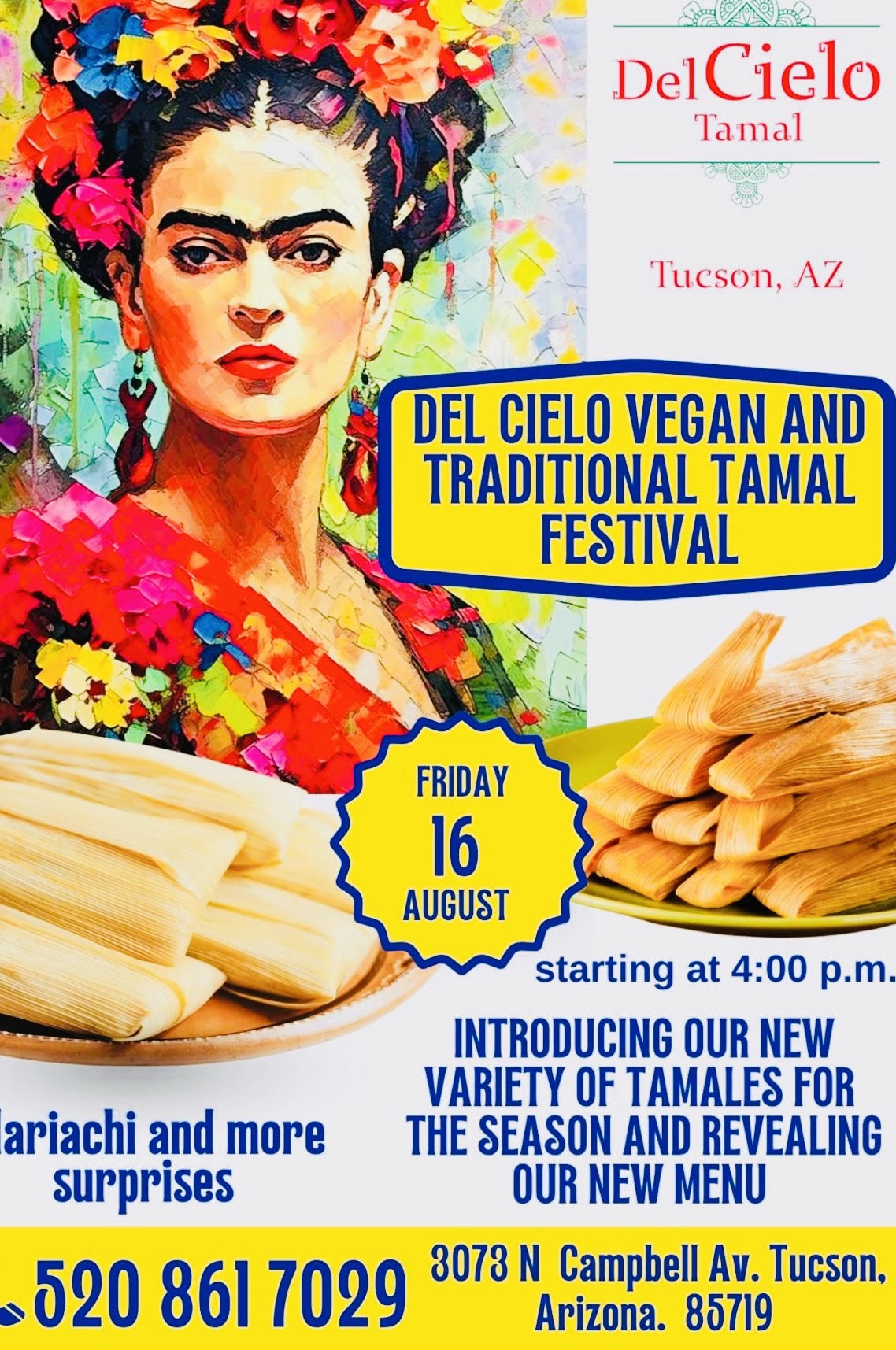 Del Cielo Vegan and Traditional Tamal Festival Tucson Foodie