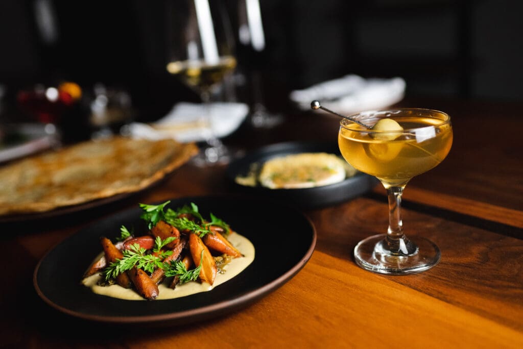 Carrots and a cocktail (Photo by Shannon Christine Photo for BATA)