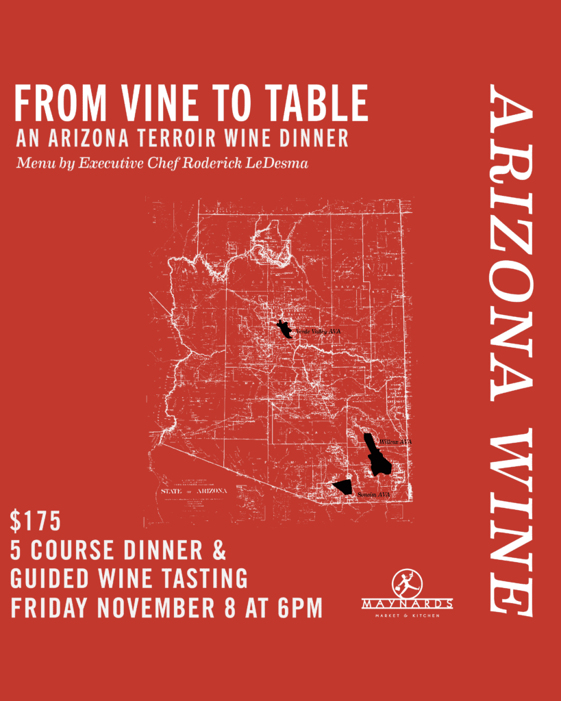 From Vine to Table: 5-Course AZ Terroir Wine Dinner at Maynards