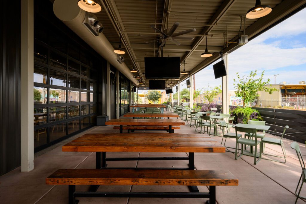 CORBETT's patio (Photo by Julius Schlosburg)
