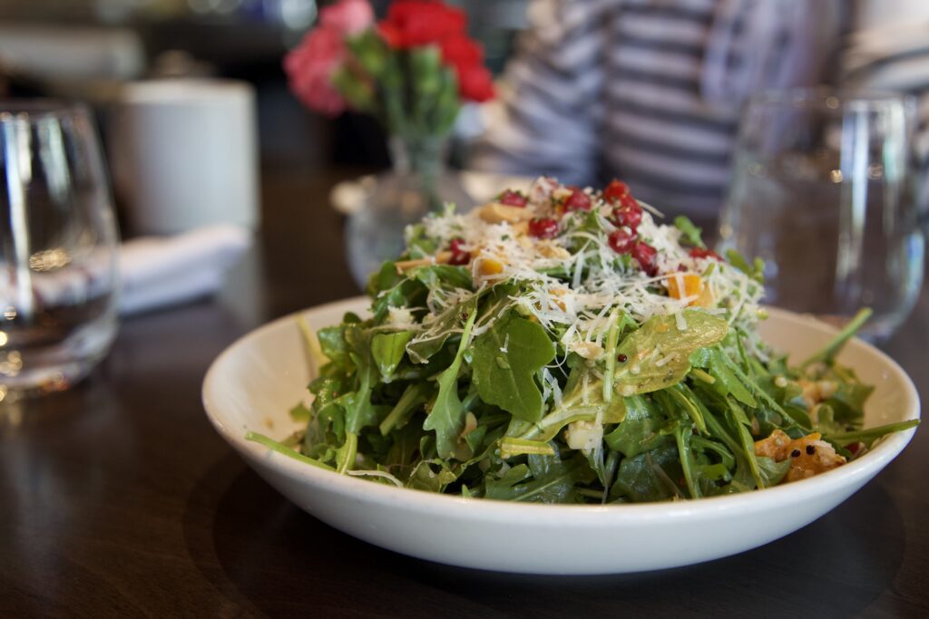 Harvest Salad at HUB Restaurant & Ice Creamery (Photo by Hannah Hernandez)
