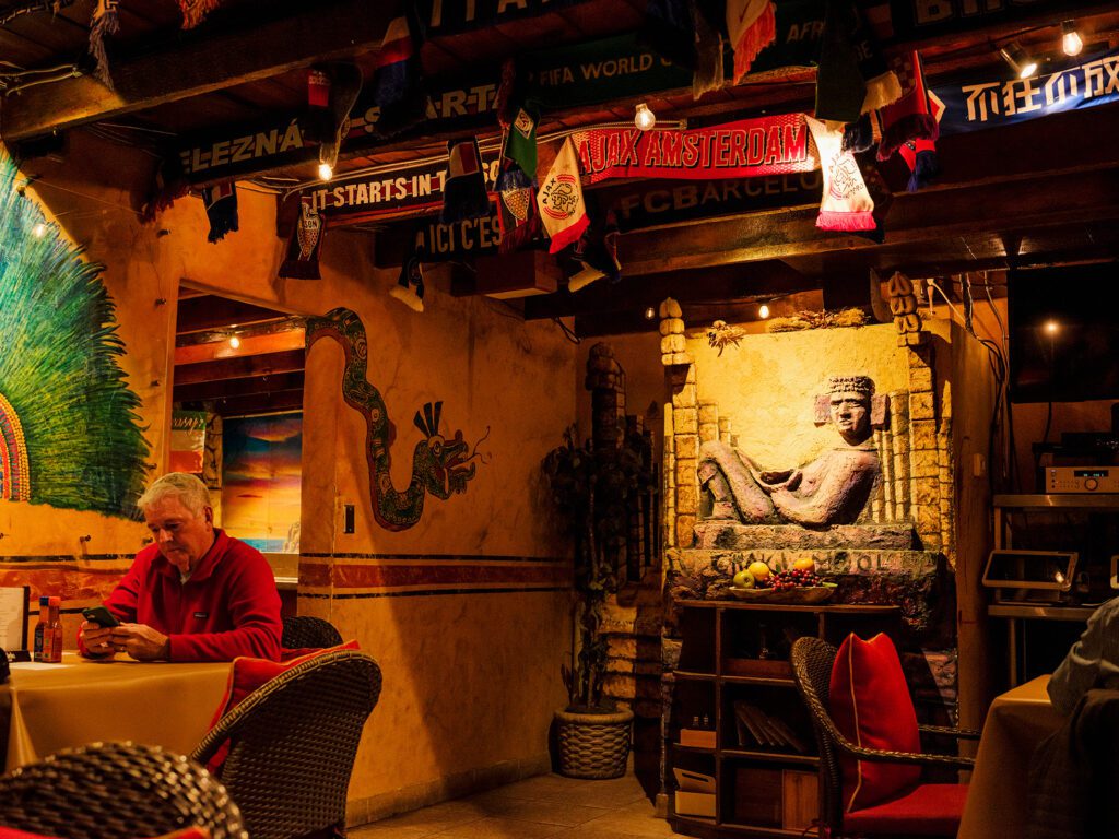 Interior at Mariscos Chihuahua (photo by Clay Lyon)