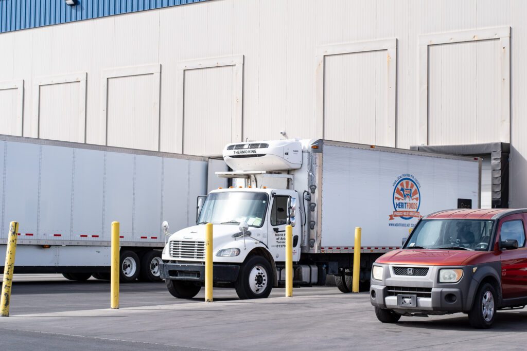 Loading dock at Merit Foods of Arizona (Photo by Jackie Tran)