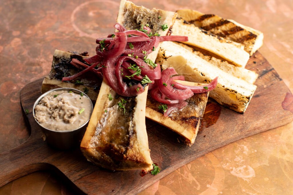 Roasted bone marrow at the Cork (Photo by Jackie Tran)