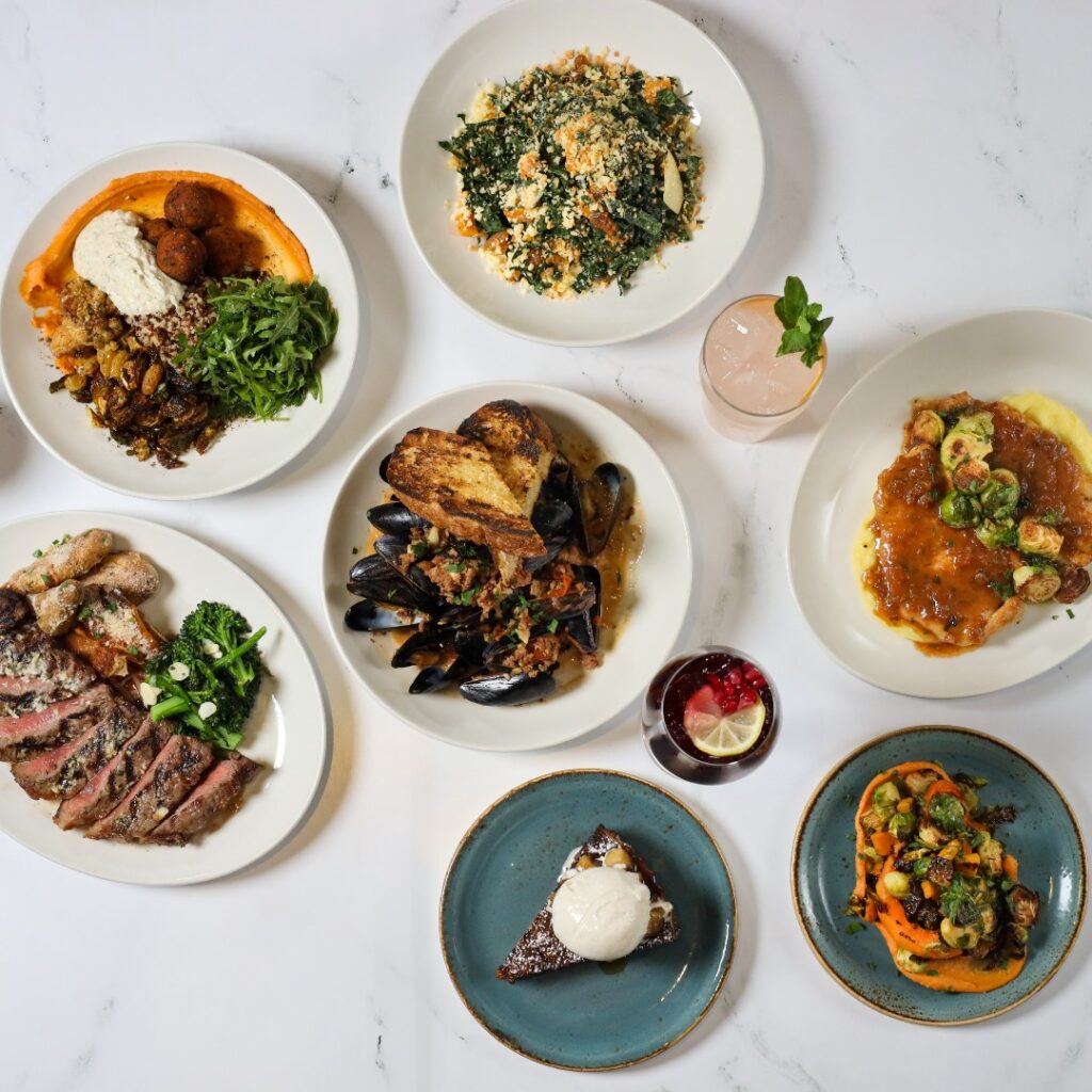 Assorted dishes (Photo courtesy of Wildflower American Cuisine)