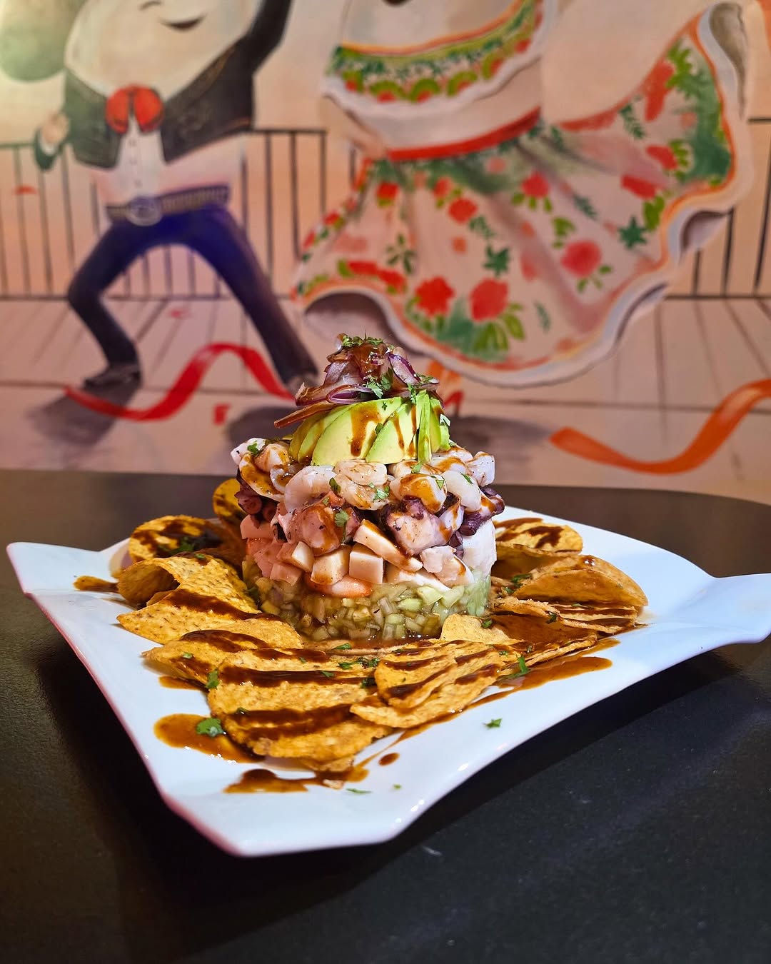 Torre de marisco (Photo courtesy of A Webooo! Mexican Bar and Grill)