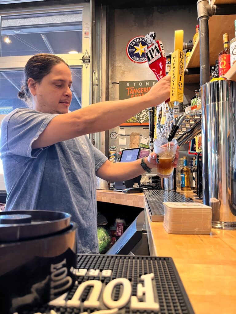 Randall Lopez, bar manager at Cheba Hut (Photo by Chrissy Mance)