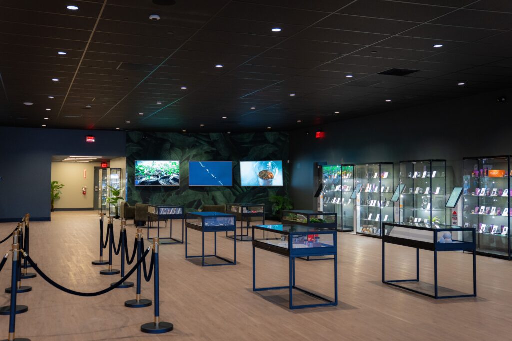 Oracle location lobby (Photo courtesy of D2 Dispensaries)