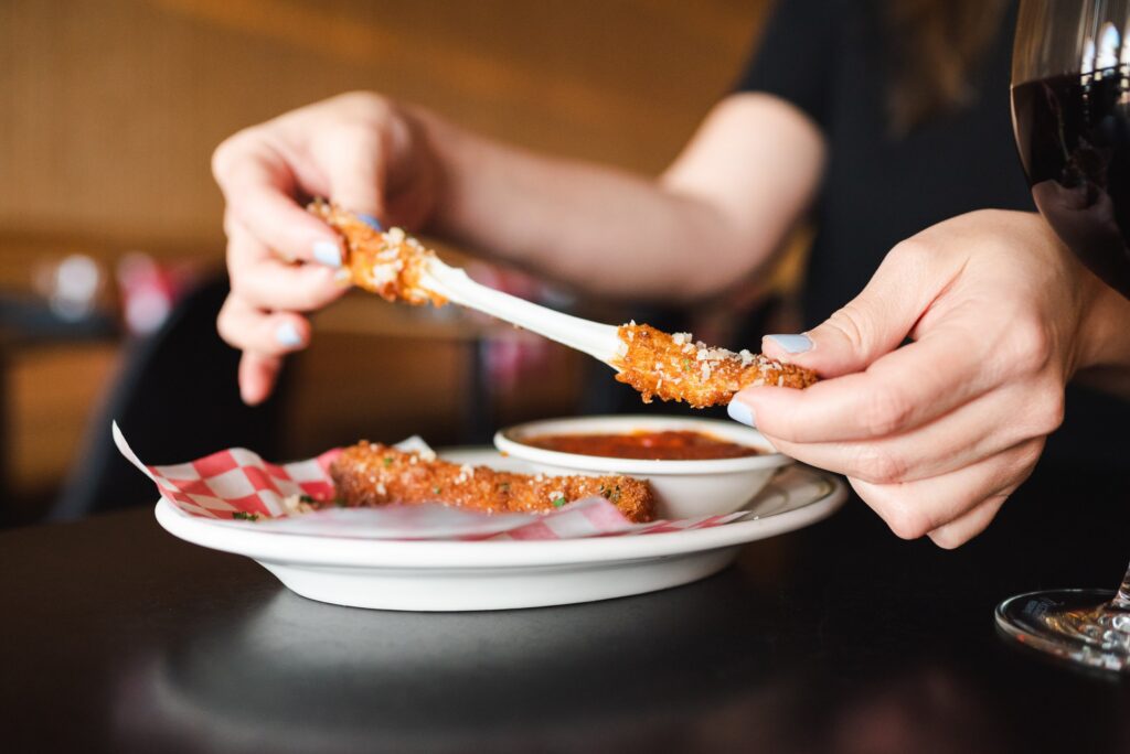 Mozzarella sticks (Photo courtesy of Shannon Christine Photo for Fentonelli's Pizzeria & Bar)
