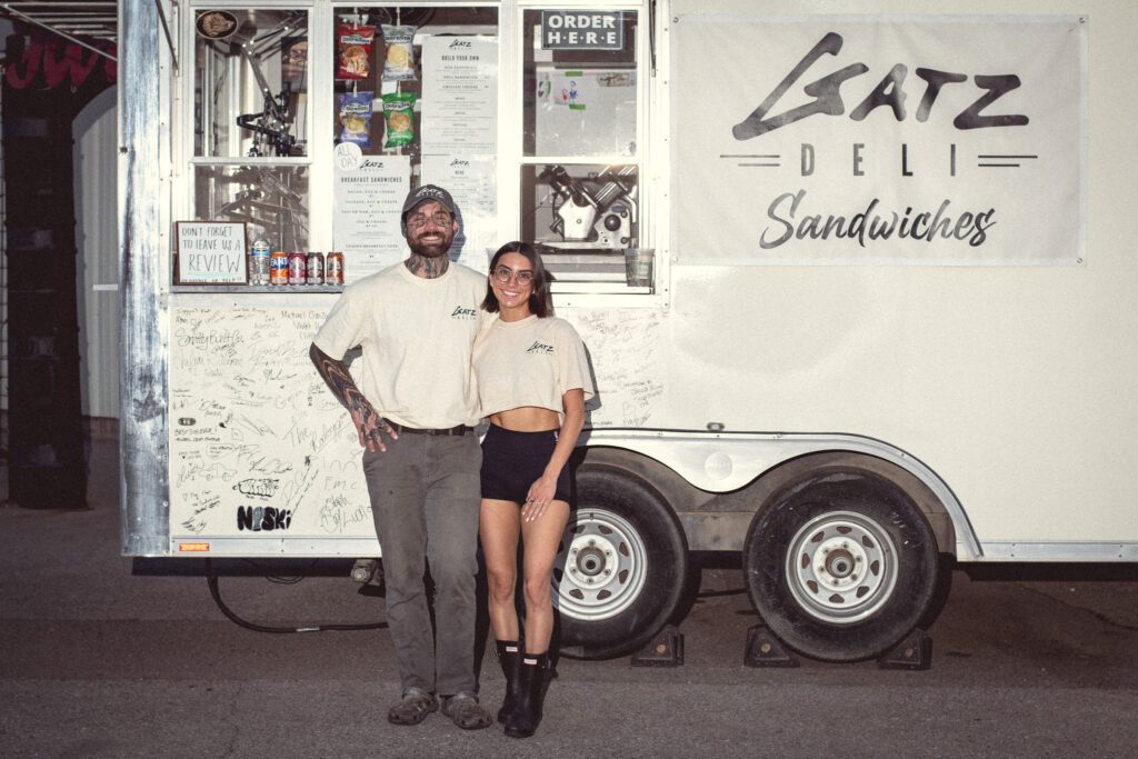 Sean Gatz and Lamar Chairez at Gatz Deli (Photo by Jackie Tran)