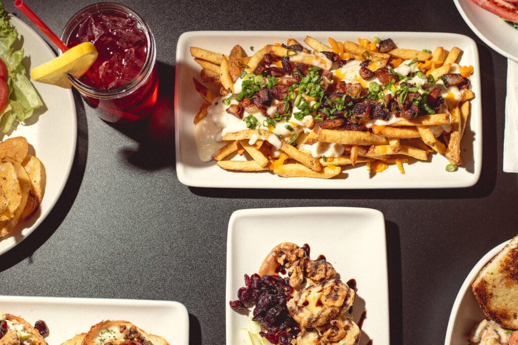 Bacon Loaded Fries at Tandem American Eatery (Photo by Jackie Tran)