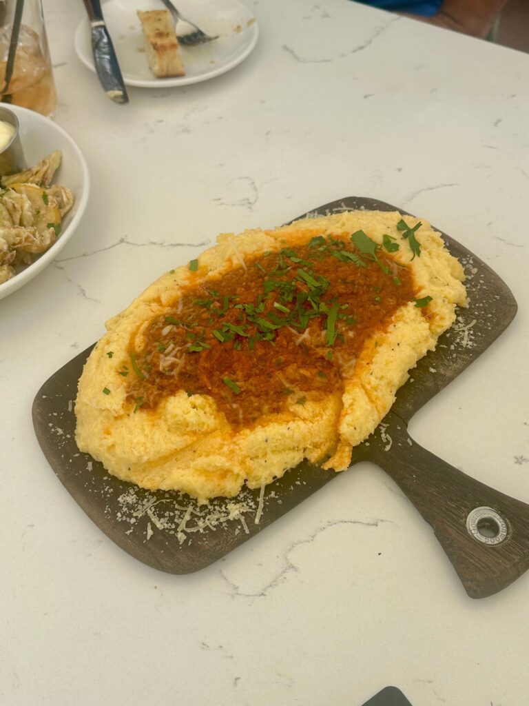 The Polenta appetizer at Locale (Photo by Shane Reiser)