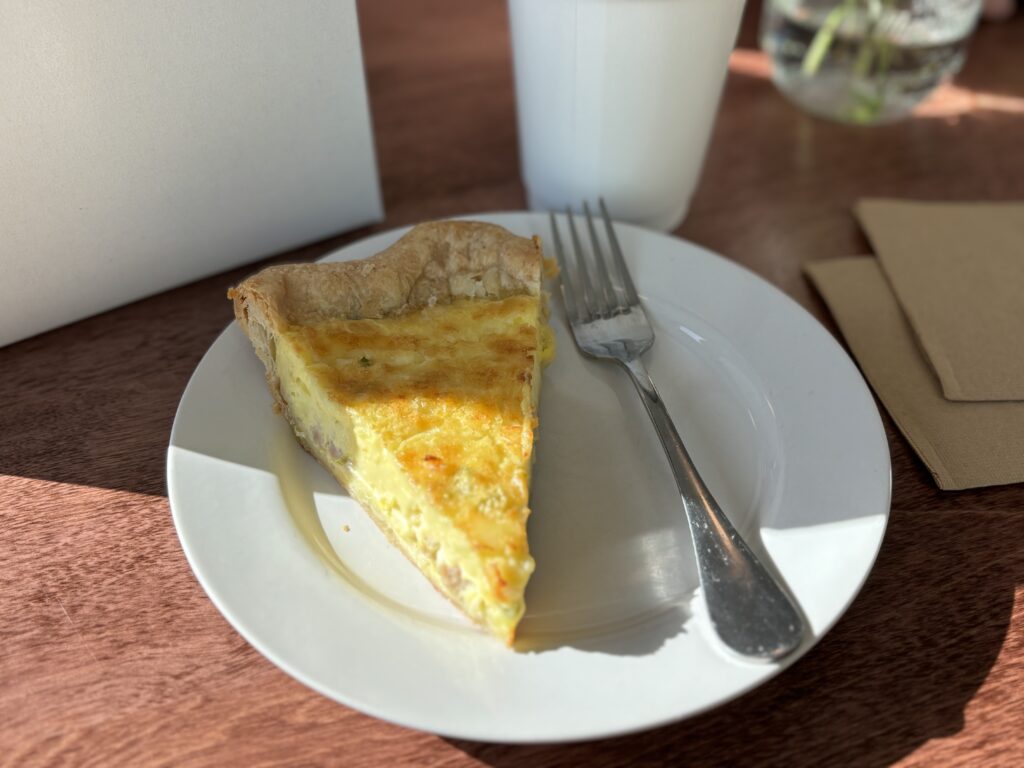 Quiche at Rosebud Bakery (Photo by matt Sterner)