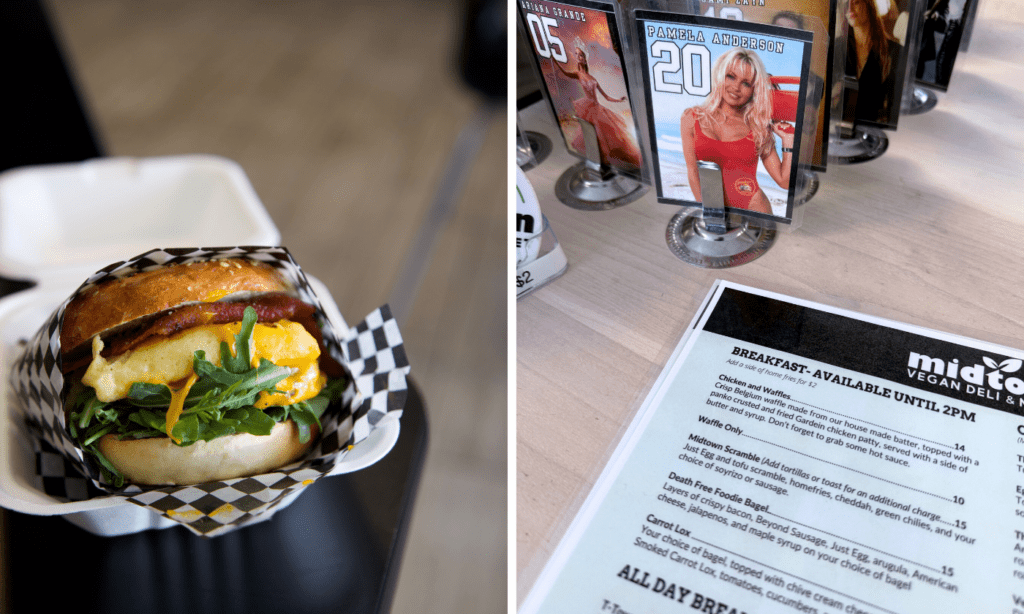 Death Free Foodie Bagel at Midtown Vegan Deli & Market (Photos by Hannah Hernandez)