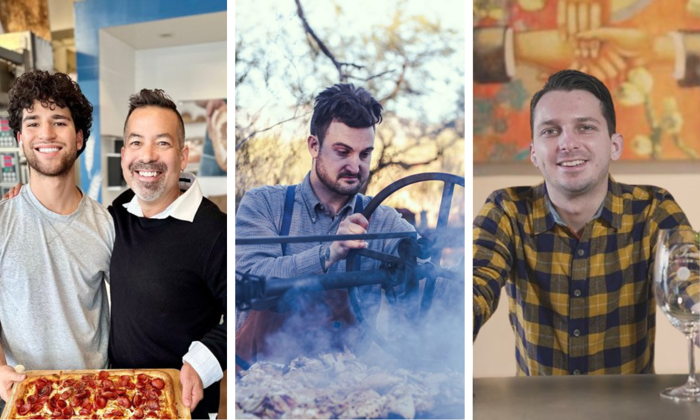 From left to right: Teo Guerra, Don Guerra, John Riley Stancato, and Enzo Toraño