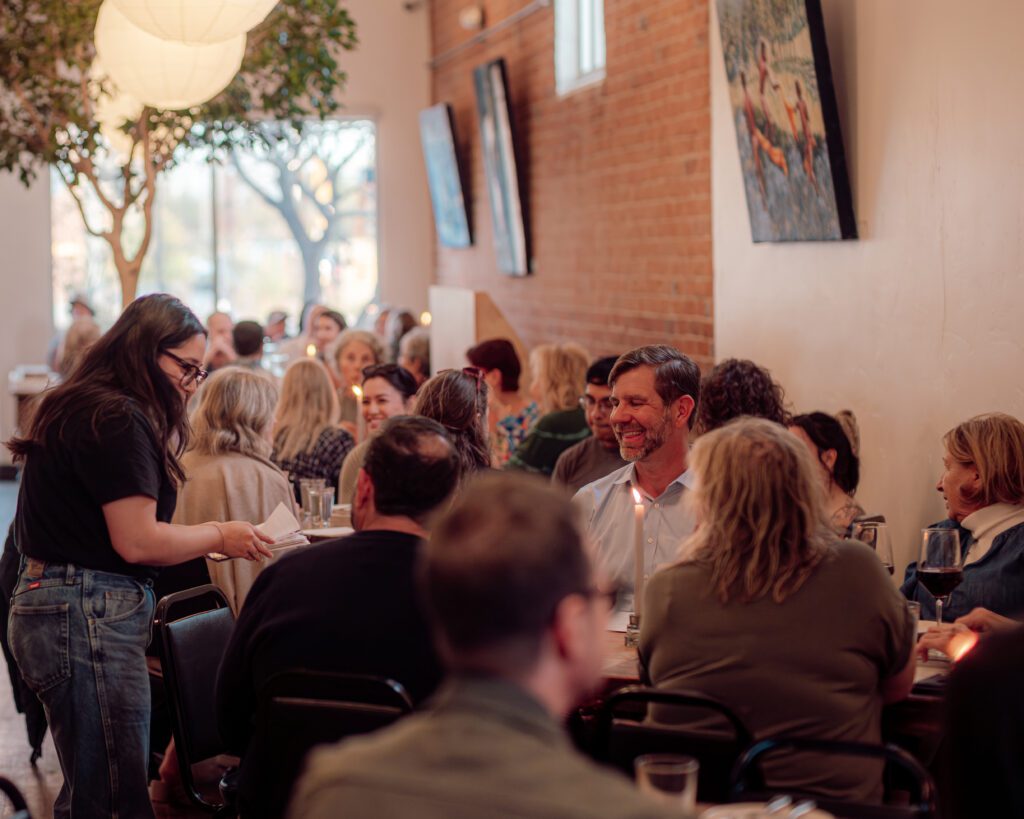 R&D dinner at 5 Points (Photo by Jackie Tran)