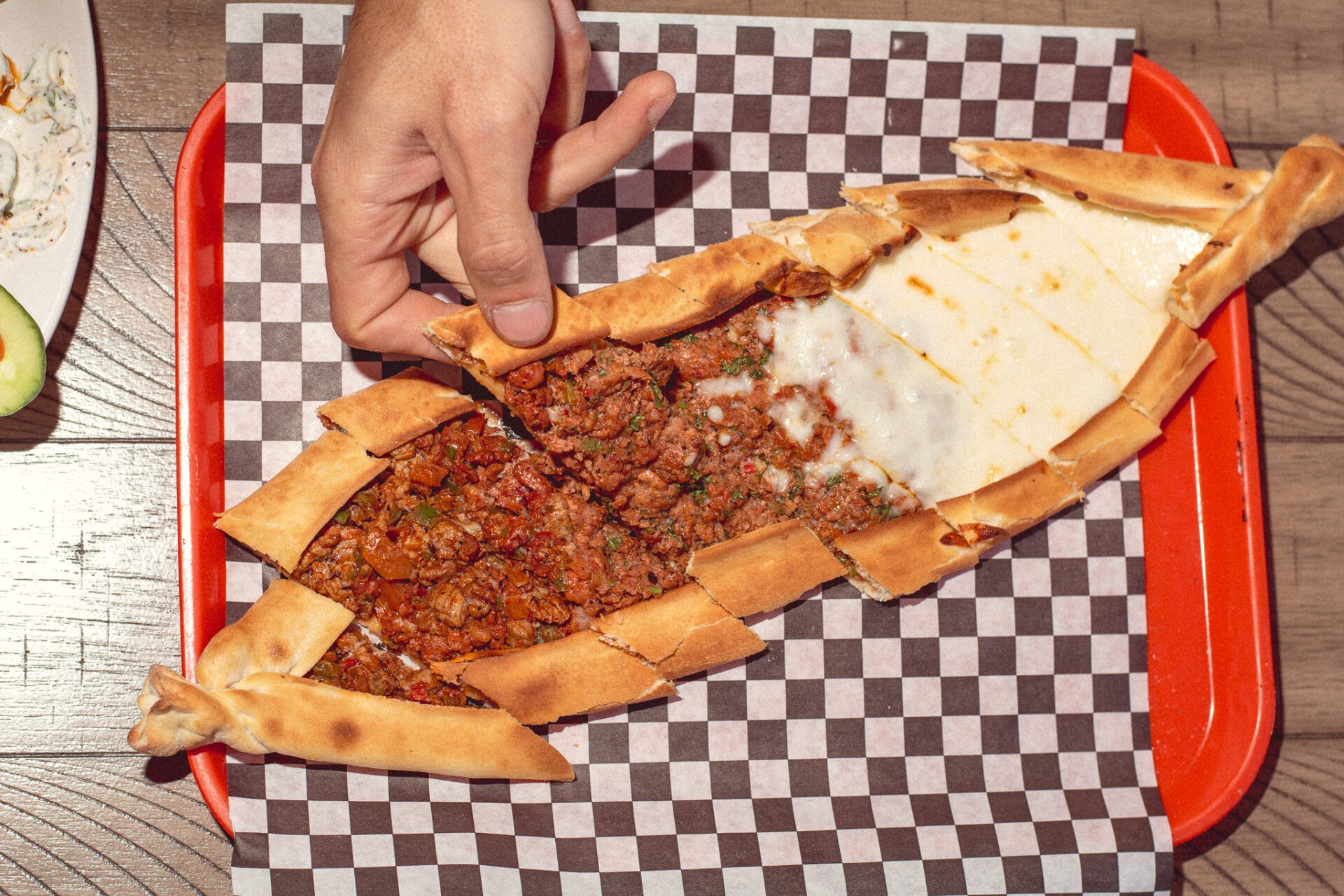 Brindis Mix Pide at Brinis Mediterranean Cuisine (Photo by Jackie Tran)