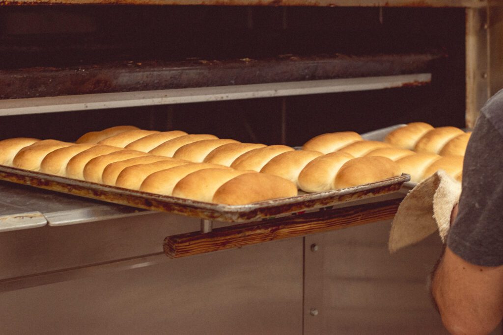 Buns at El Triunfo Bakery and Tortilleria (Photo by Jackie Tran)