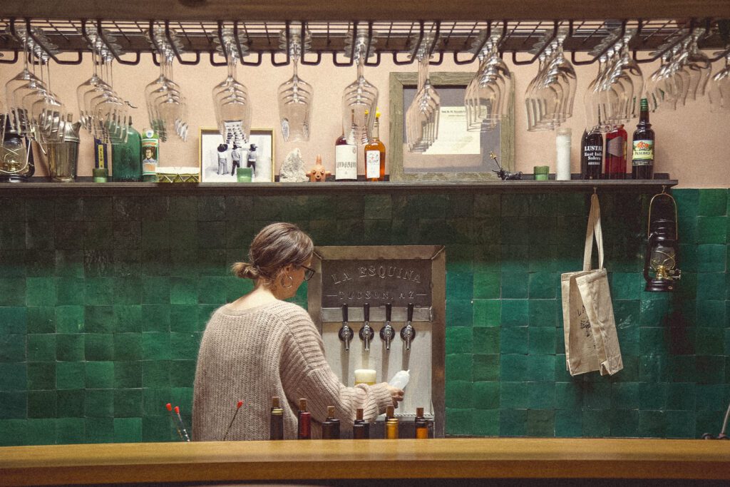 Bar at La Esquina (Photo by Jackie Tran)