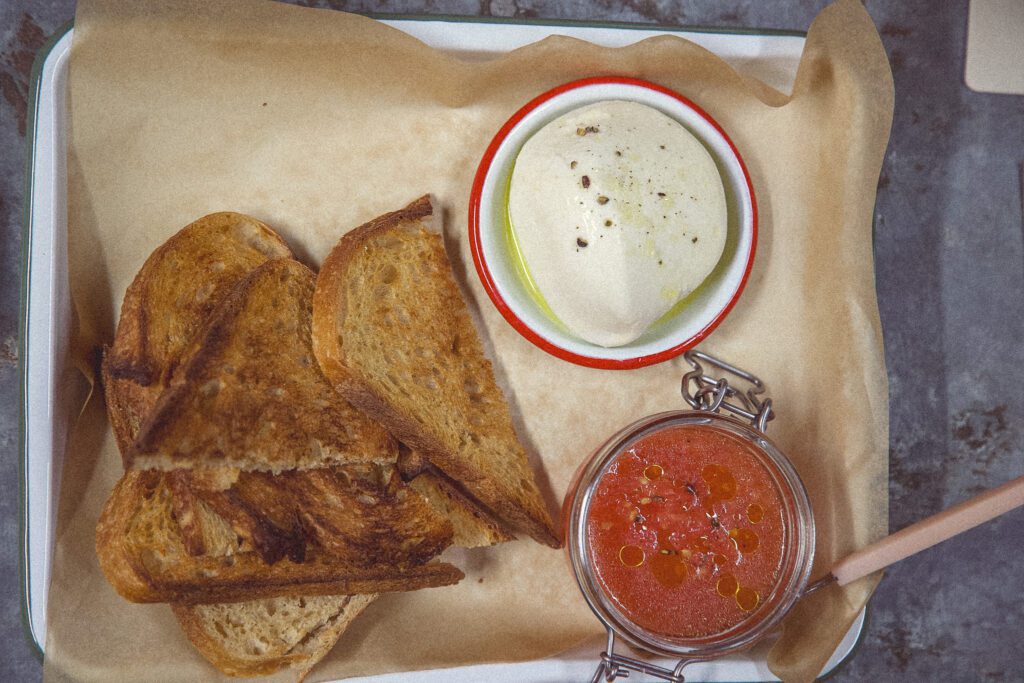 Pan con Tomate at La Esquina (Photo by Jackie Tran)