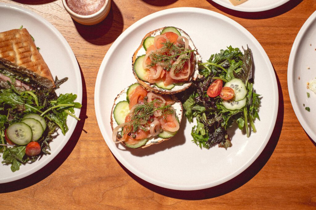 Gravlax Bagel at Monsoon Chocolate Cafe + Market (Photo by Jackie Tran)