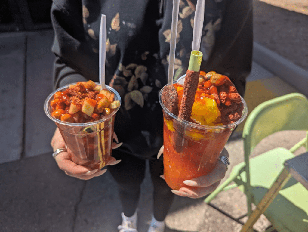 Mangoñada at Juice N Fruit Raspados (Photo by Jackie Tran)