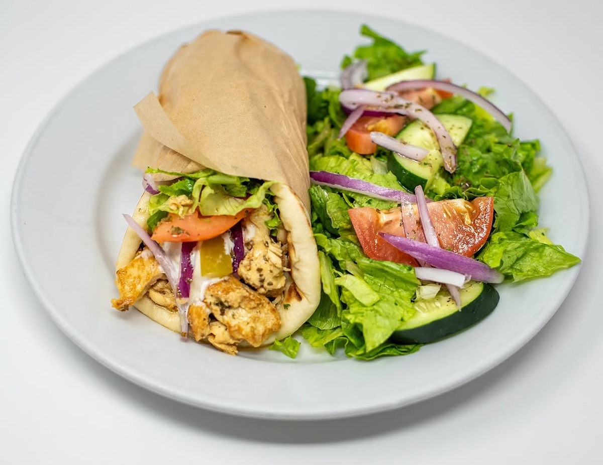 Chicken Shawarma Sandwich (Photo courtesy of Zayna Mediterranean)